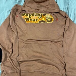 THE GREAT. Brown Smokey Bear Hoodie